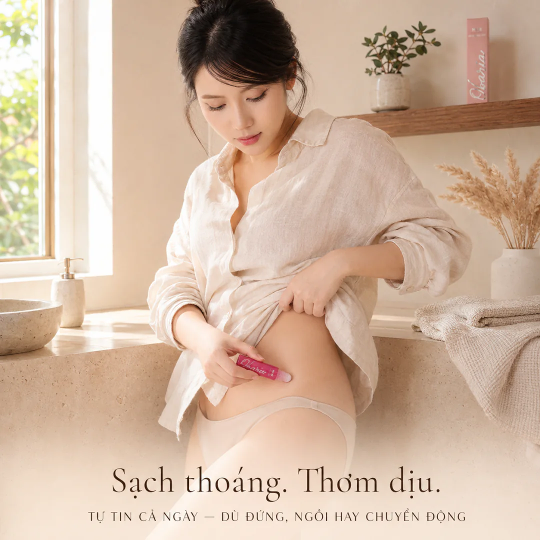 Obaria sạch thoáng, thơm dịu và tự tin cả ngày