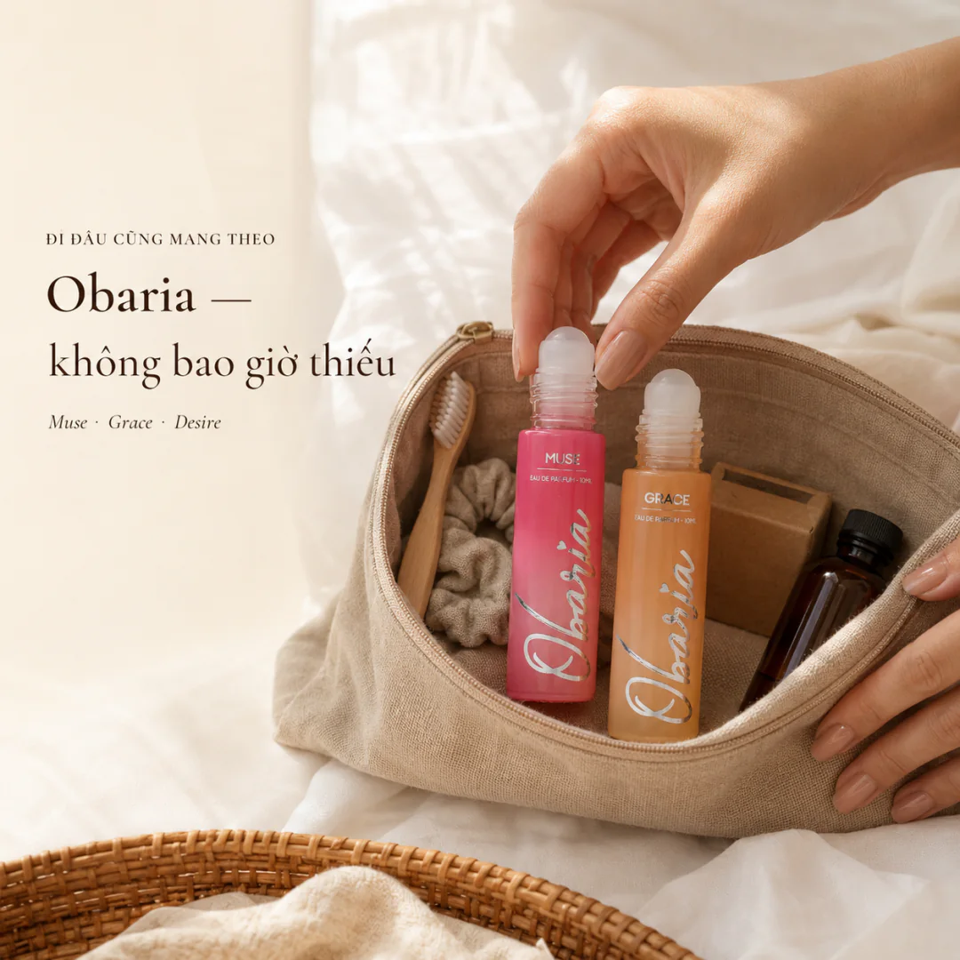 Obaria tiện mang theo khi đi du lịch